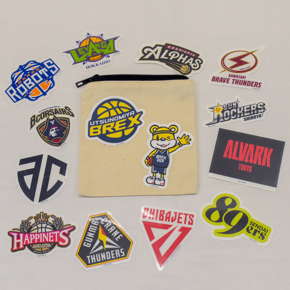 【B1 西地区ロゴ】シークレットアパレルステッカー 詳細画像 1カラー 2