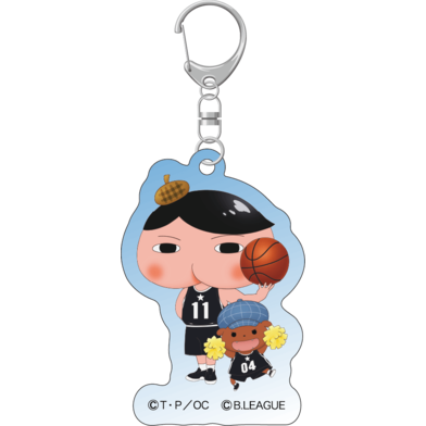 りそなグループ B.LEAGUE オールスター 2026×おしりたんてい コラボアクリルキーホルダー