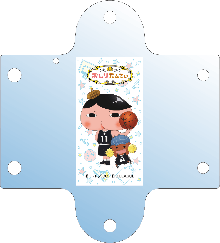 「りそなグループ B.LEAGUE ALL-STAR GAME WEEKEND 2026 IN NAGASAKI おしりたんてい」コラボマルチクリアケース 詳細画像 1カラー 1