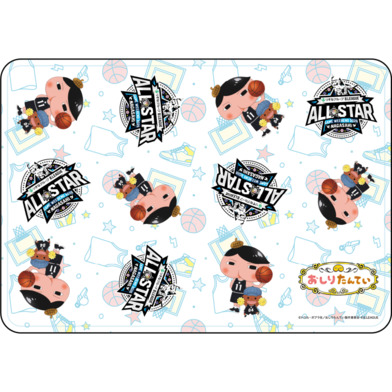 「りそなグループ B.LEAGUE ALL-STAR GAME WEEKEND 2026 IN NAGASAKI ×おしりたんてい」コラボブランケット