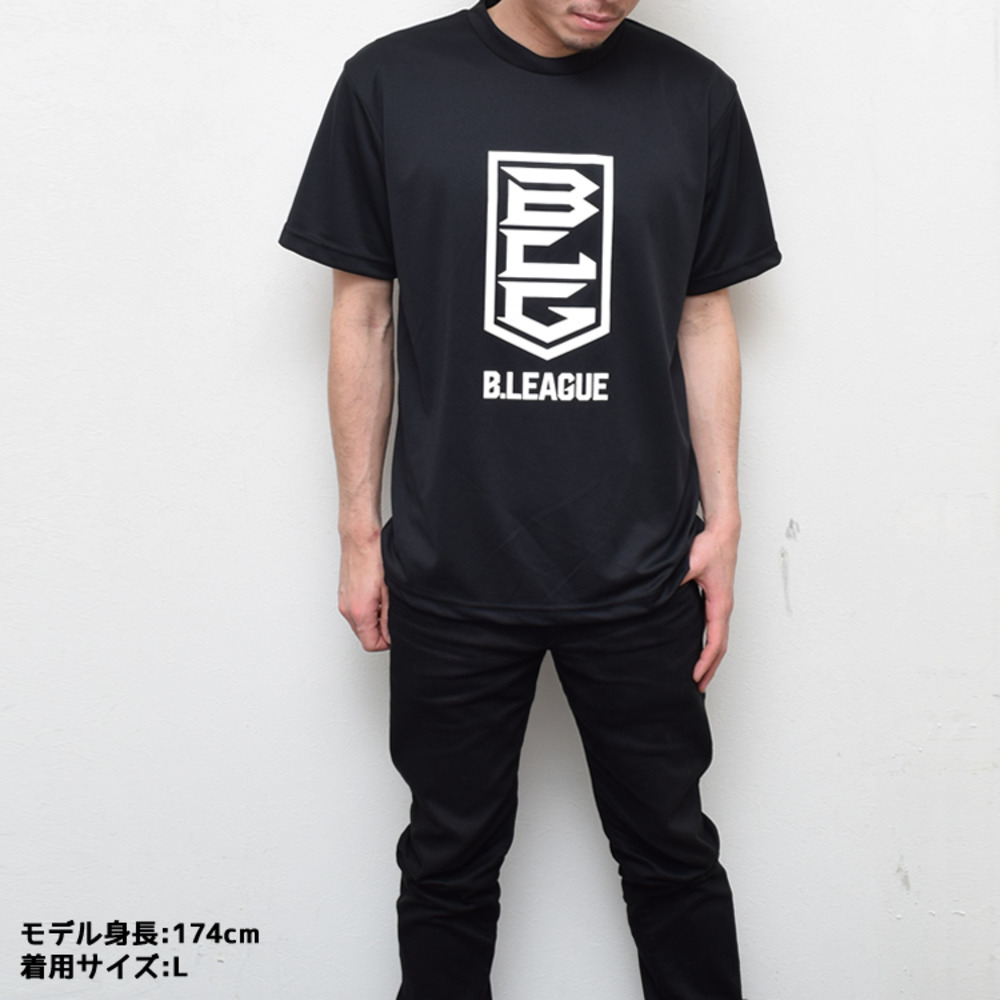 B.LEAGUE ロゴスポーツTシャツ(黒)｜Bリーグ｜B.LEAGUE（Bリーグ）公式オンラインショップ