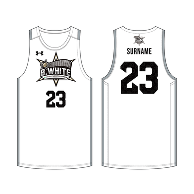 ＜りそなグループ Bリーグ オールスターゲーム＞レプリカユニフォーム＜B.WHITE＞ ナンバー加工あり
