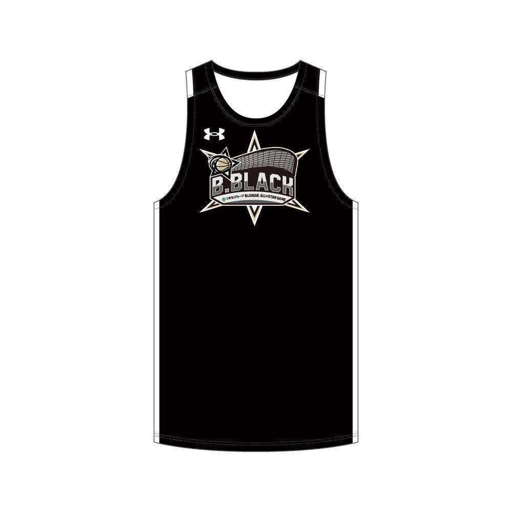 ＜りそなグループ Bリーグ オールスターゲーム＞レプリカユニフォーム＜B.BLACK＞ ナンバー加工なし 詳細画像 BLACK 1