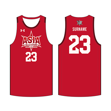 りそなグループ B.LEAGUE ALL-STAR GAME WEEKEND 2025 IN FUNABASHI オーセンティックユニフォーム＜B.LEAGUE ASIA ALL STARS＞ ネーム&ナンバー加工あり