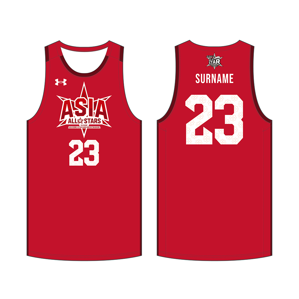 りそなグループ B.LEAGUE ALL-STAR GAME WEEKEND 2025 IN FUNABASHI オーセンティックユニフォーム＜B.LEAGUE ASIA ALL STARS＞ ネーム&ナンバー加工あり 詳細画像 #0 ガディアガ モハマド アルバシール 1