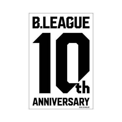 B.LEAGUE 10thロゴ アパレルステッカー