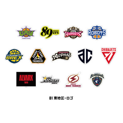 【B1 東地区ロゴ】シークレットアパレルステッカー