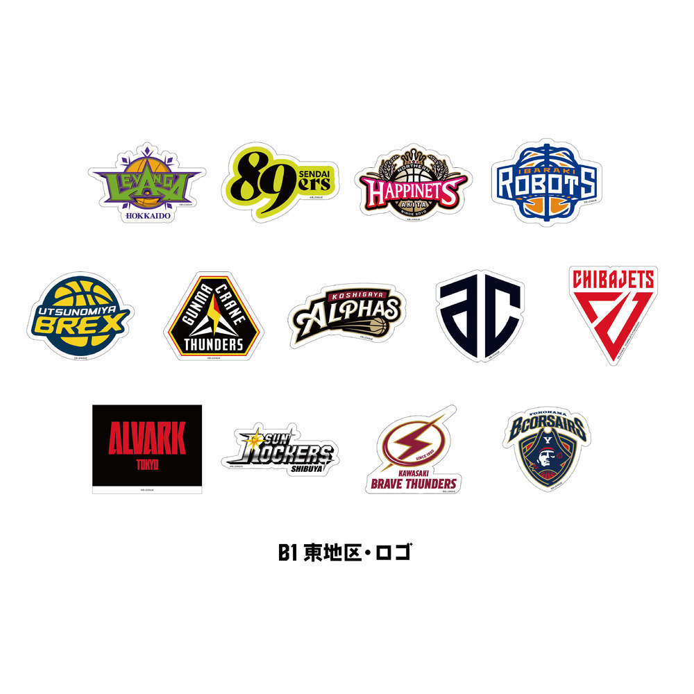 【B1 東地区ロゴ】シークレットアパレルステッカー 詳細画像 1カラー 1