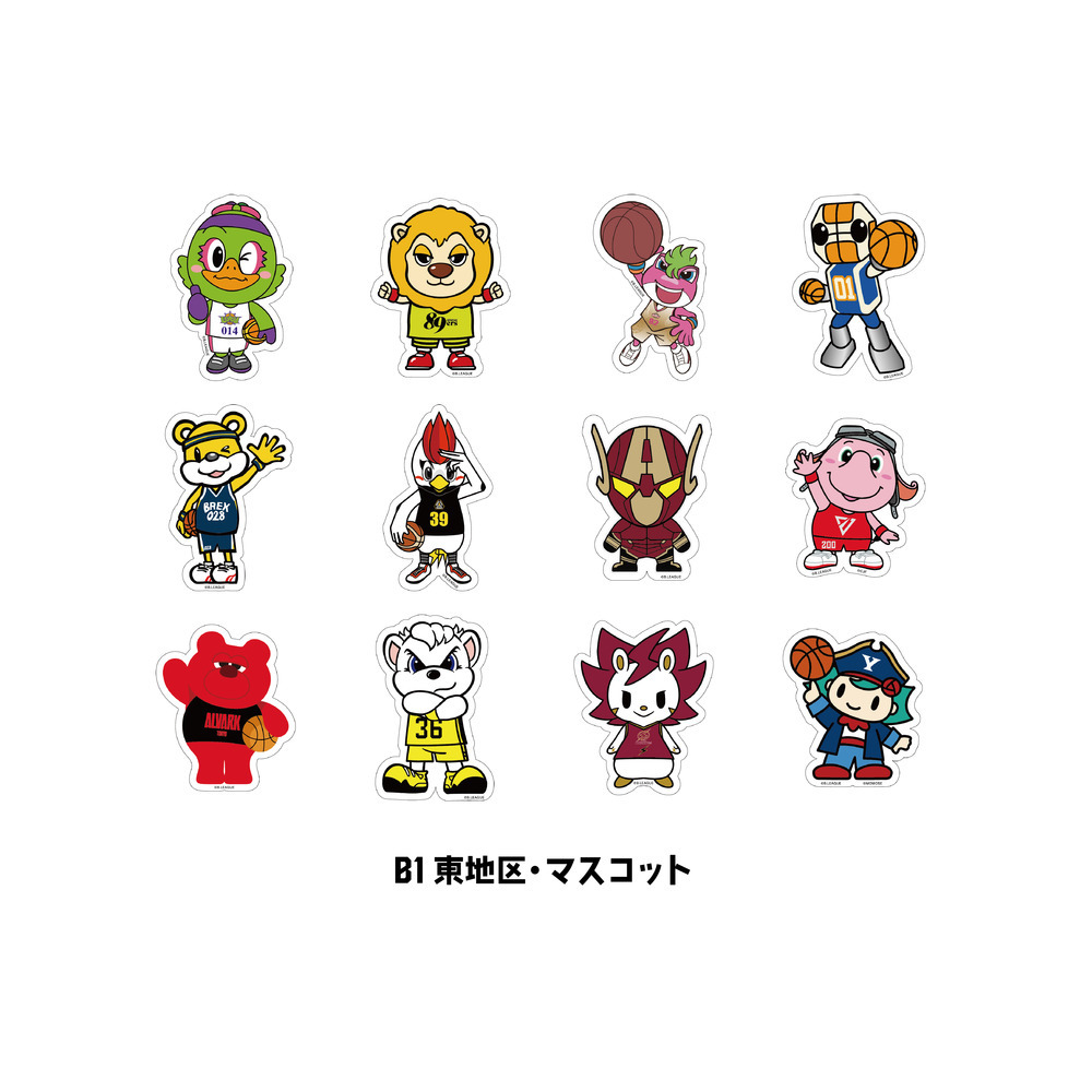 【B1 東地区マスコット】シークレットアパレルステッカー 詳細画像 1カラー 1