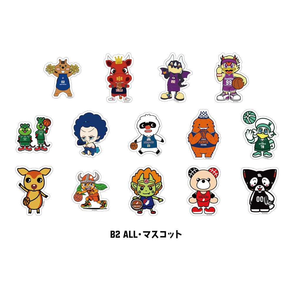 【B2 マスコット】シークレットアパレルステッカー 詳細画像 1カラー 1