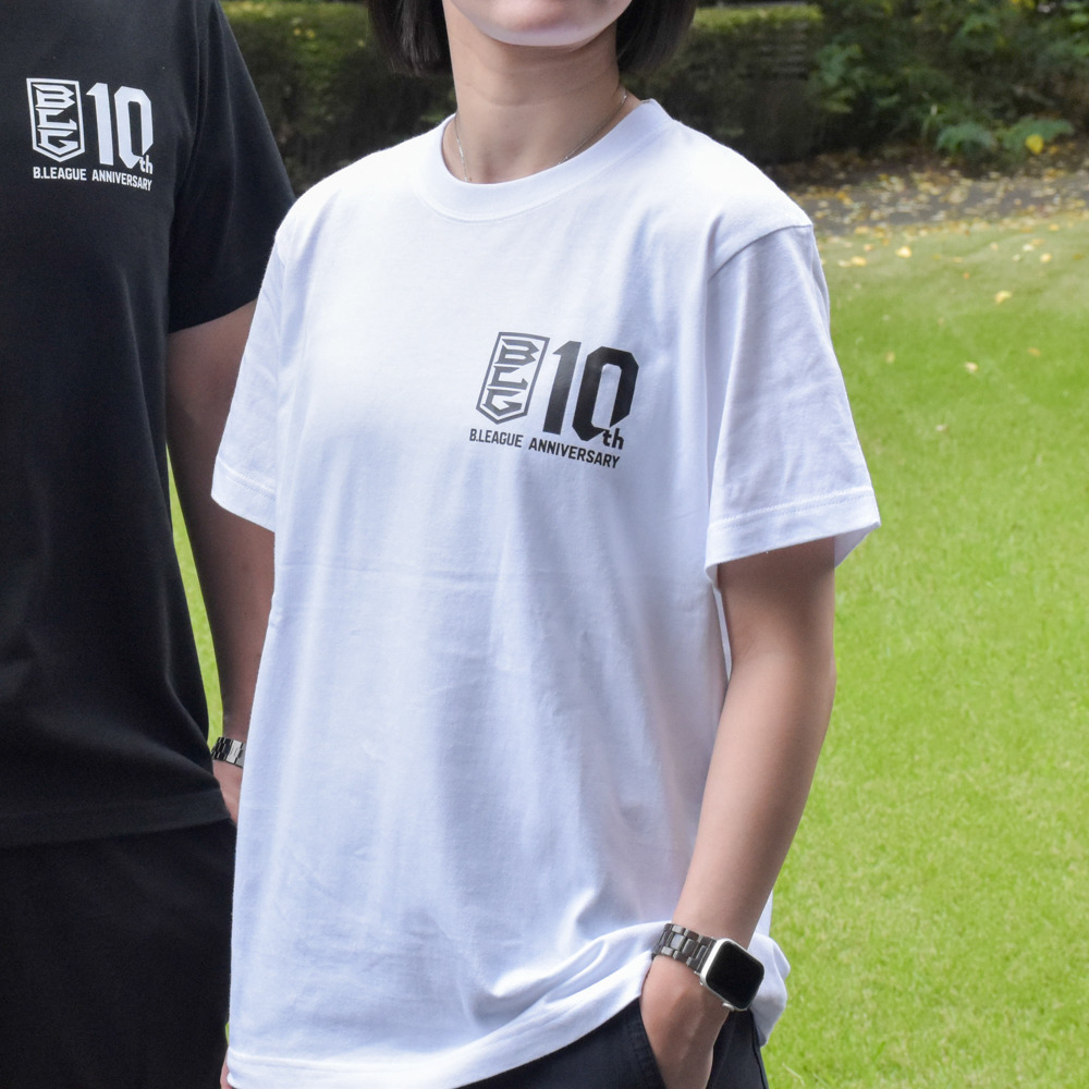 【全2色】B.LEAGUE 10th ANNIVERSARY History of Winners Tシャツ 詳細画像 ホワイト 5