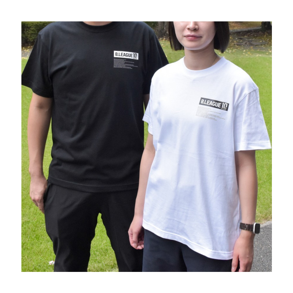 【全2色】B.LEAGUE 10th ANNIVERSARY Graphic Impact Tシャツ 詳細画像 ホワイト 4
