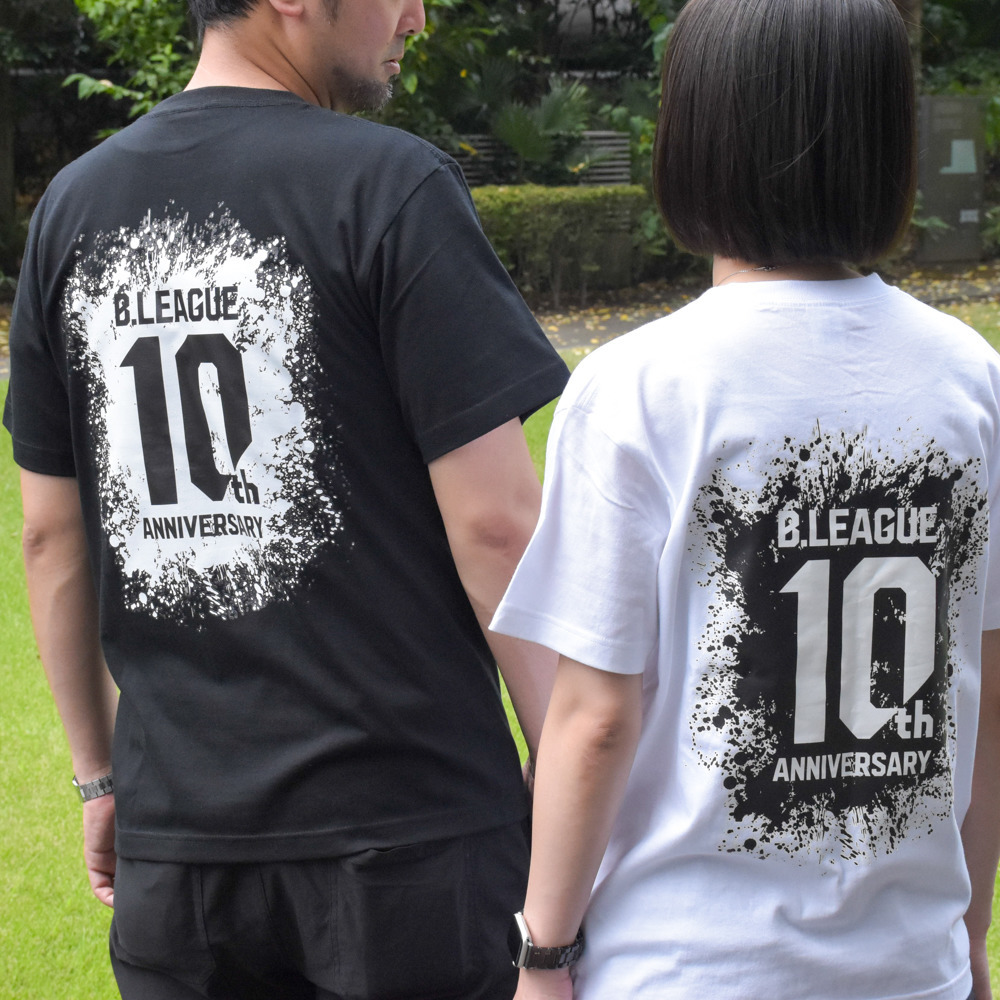 【全2色】B.LEAGUE 10th ANNIVERSARY Graphic Impact Tシャツ 詳細画像 ホワイト 5