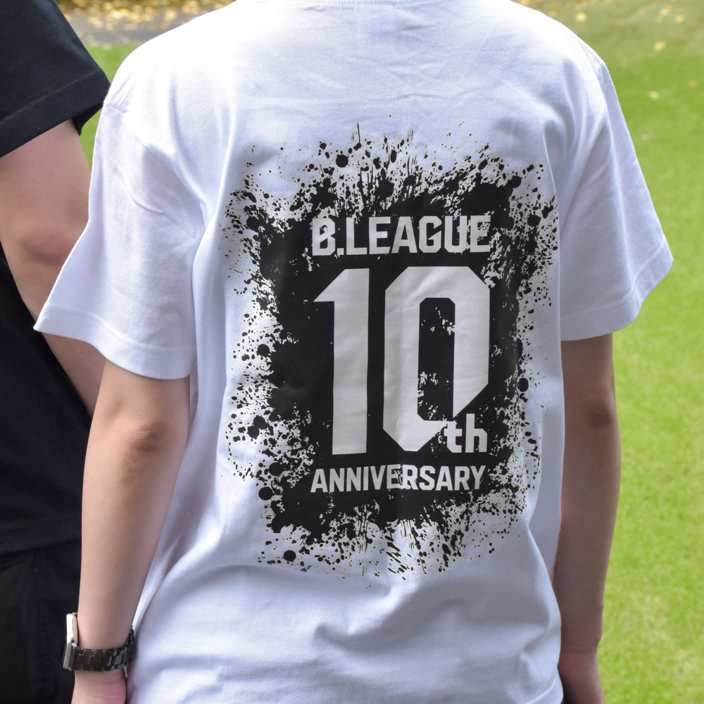 【全2色】B.LEAGUE 10th ANNIVERSARY Graphic Impact Tシャツ 詳細画像 ホワイト 7