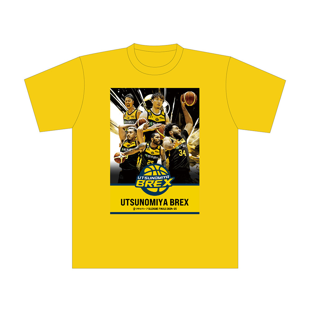 【宇都宮ブレックス】りそなグループ B.LEAGUE CHAMPIONS 2024-25 Tシャツ 詳細画像 ONECOLOR 1
