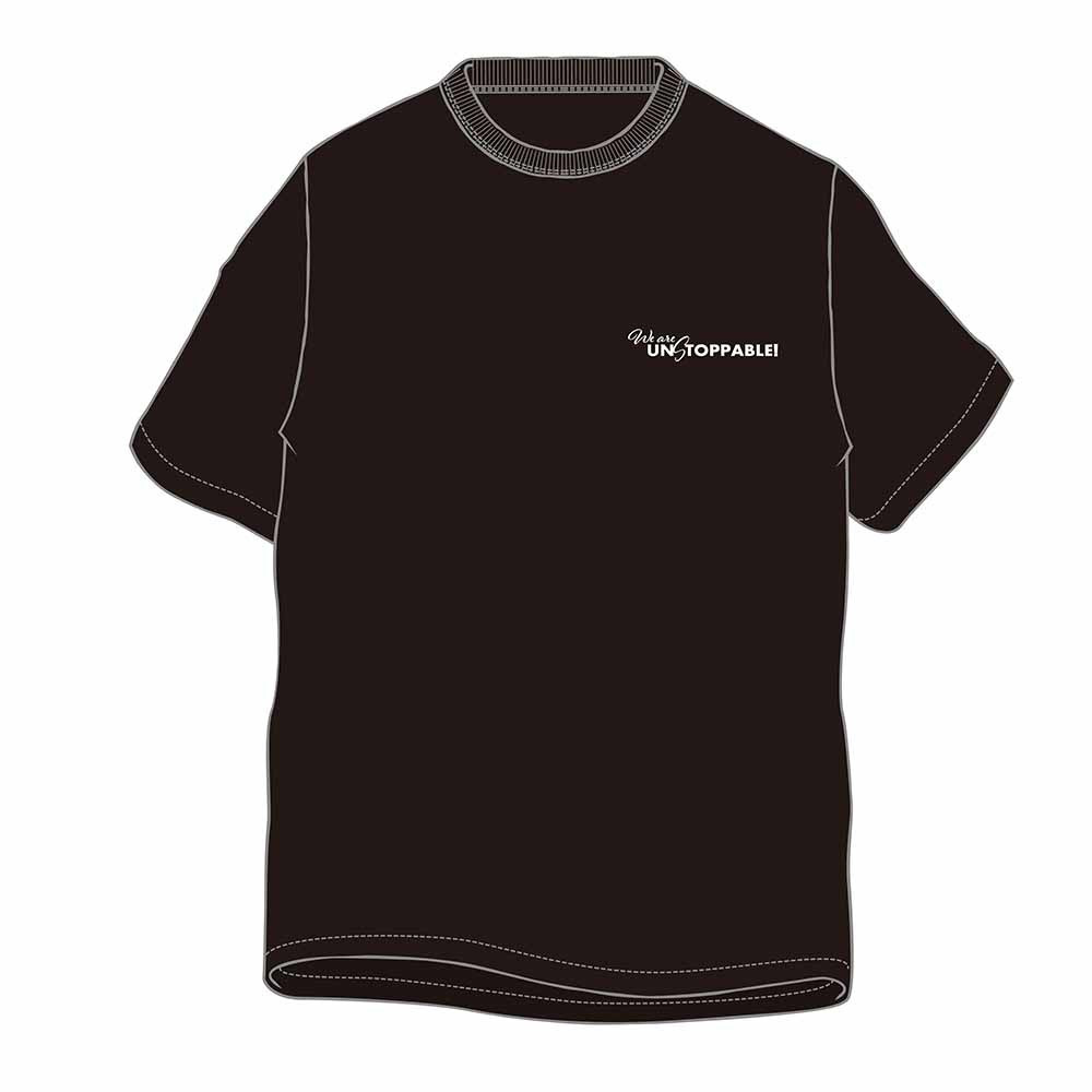 「WE ARE UNSTOPPABLE !」Tシャツ 詳細画像 ブラック 1