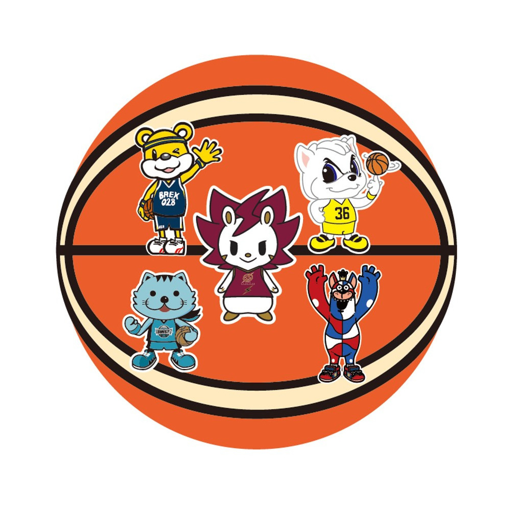 【即出荷可】B.LEAGUE MASCOT OF THE YEAR 2021-22　記念グッズ　ウレタンボールクッション 詳細画像 2