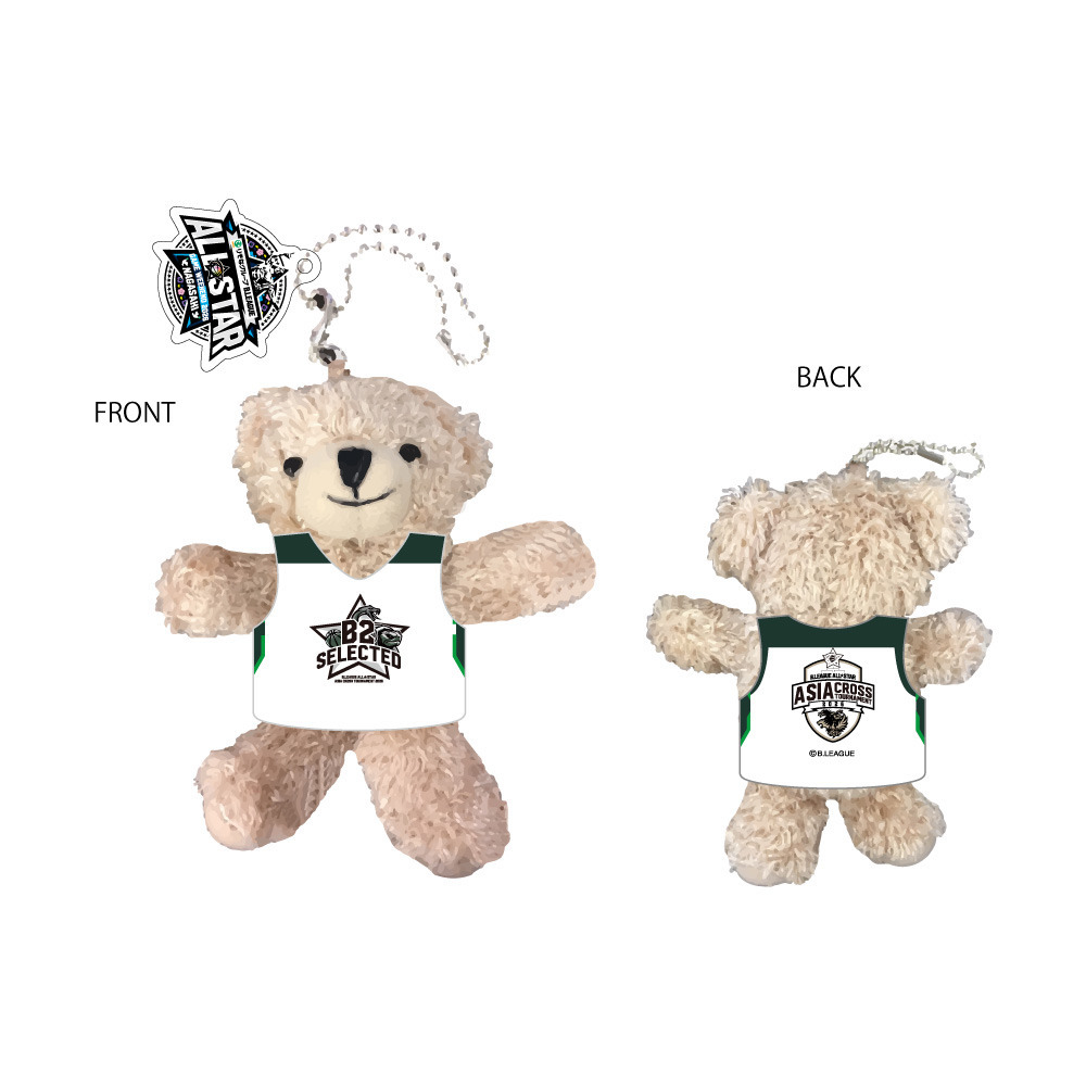 ＜りそなグループ Bリーグオールスター 2026＞ユニホームベアキーチェーン 詳細画像 B2 SELECTED 1