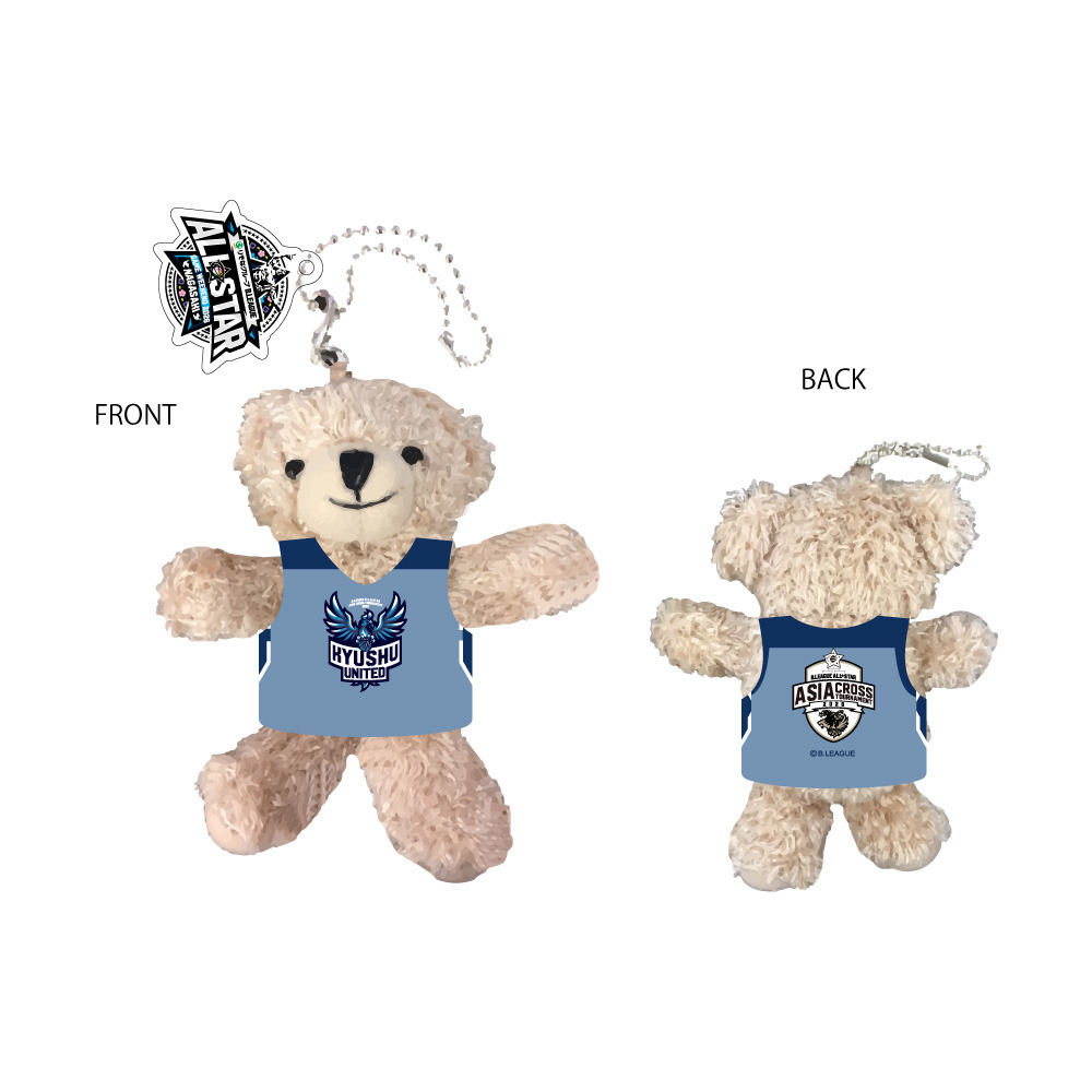 ＜りそなグループ Bリーグオールスター 2026＞ユニホームベアキーチェーン 詳細画像 KYUSHU UNITED 1
