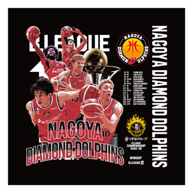 【名古屋ダイヤモンドドルフィンズ】りそなグループ B.LEAGUE CHAMPIONSHIP 2025-26 オフィシャルハンカチ