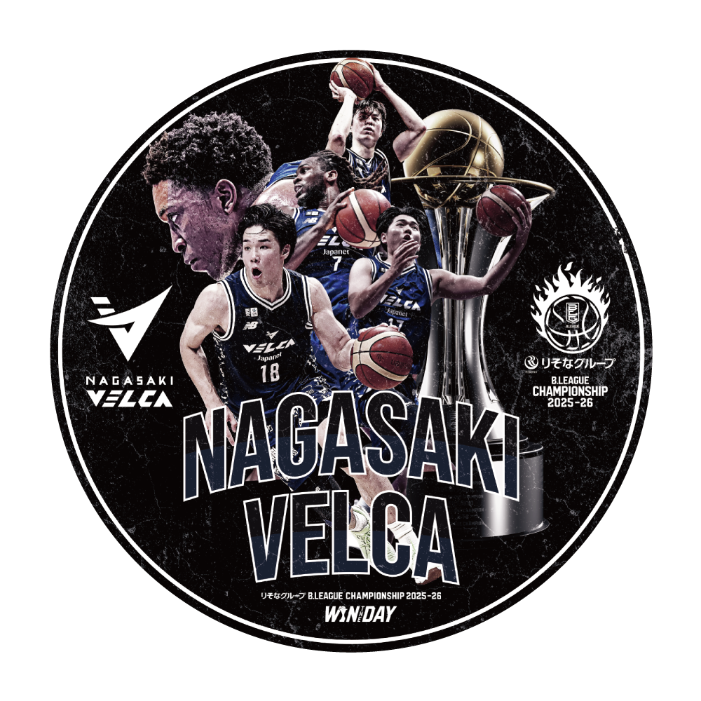 【長崎ヴェルカ】りそなグループ B.LEAGUE CHAMPIONSHIP 2025-26 オフィシャルステッカー　 詳細画像 1カラー 1