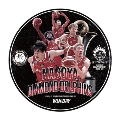【名古屋ダイヤモンドドルフィンズ】りそなグループ B.LEAGUE CHAMPIONSHIP 2025-26 オフィシャルステッカー　