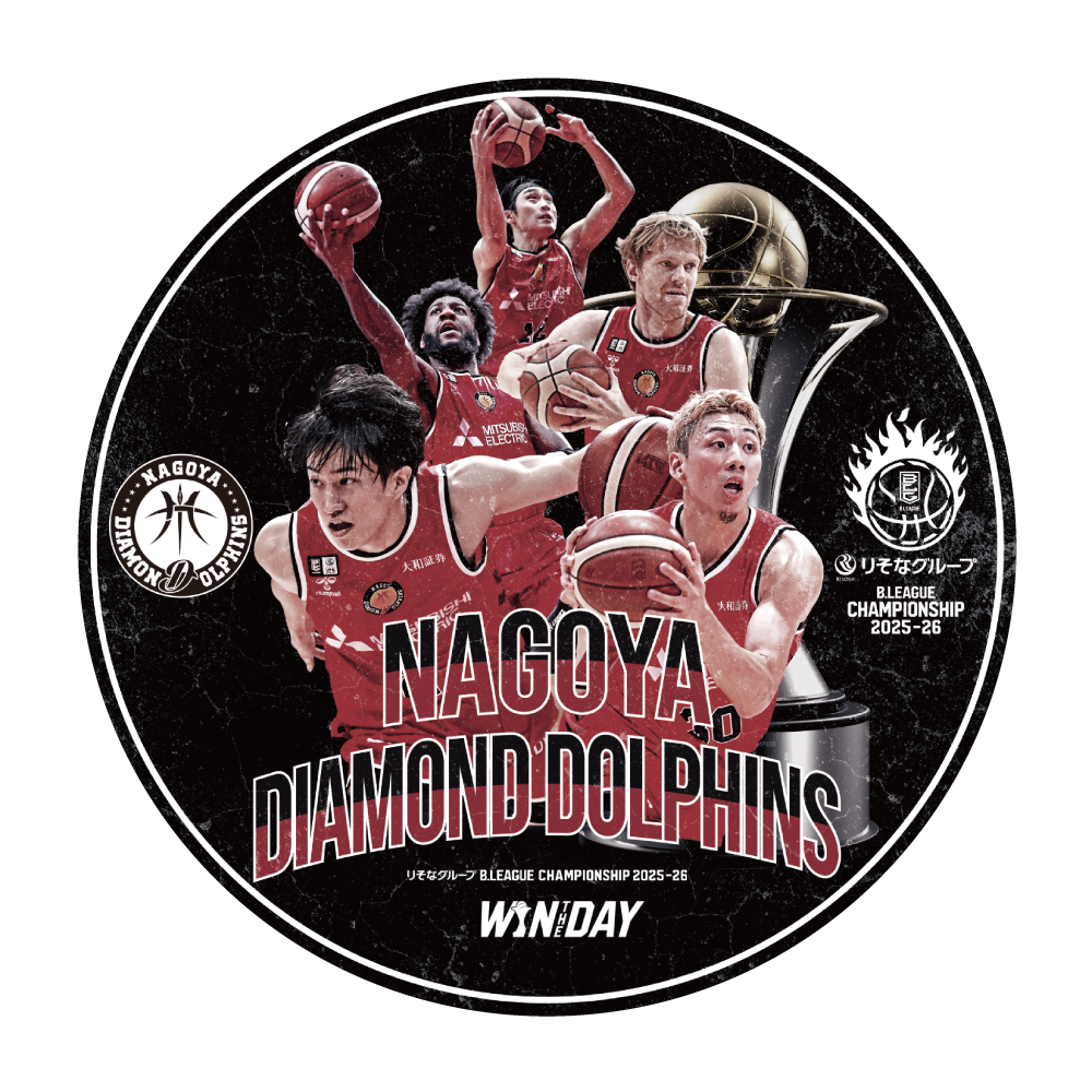 【名古屋ダイヤモンドドルフィンズ】りそなグループ B.LEAGUE CHAMPIONSHIP 2025-26 オフィシャルステッカー　 詳細画像 1カラー 1