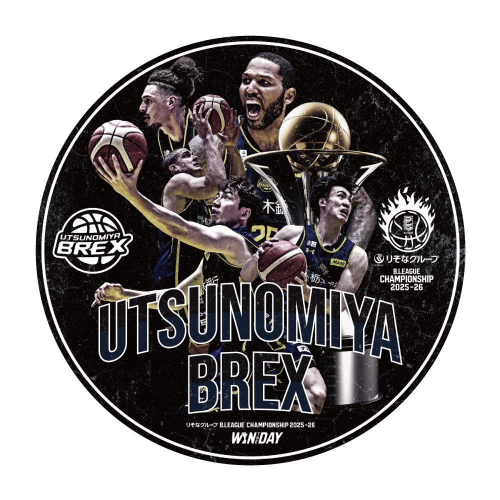 【宇都宮ブレックス】りそなグループ B.LEAGUE CHAMPIONSHIP 2025-26 オフィシャルステッカー　 詳細画像 1カラー 1