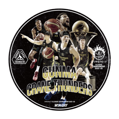 【群馬クレインサンダーズ】りそなグループ B.LEAGUE CHAMPIONSHIP 2025-26 オフィシャルステッカー　