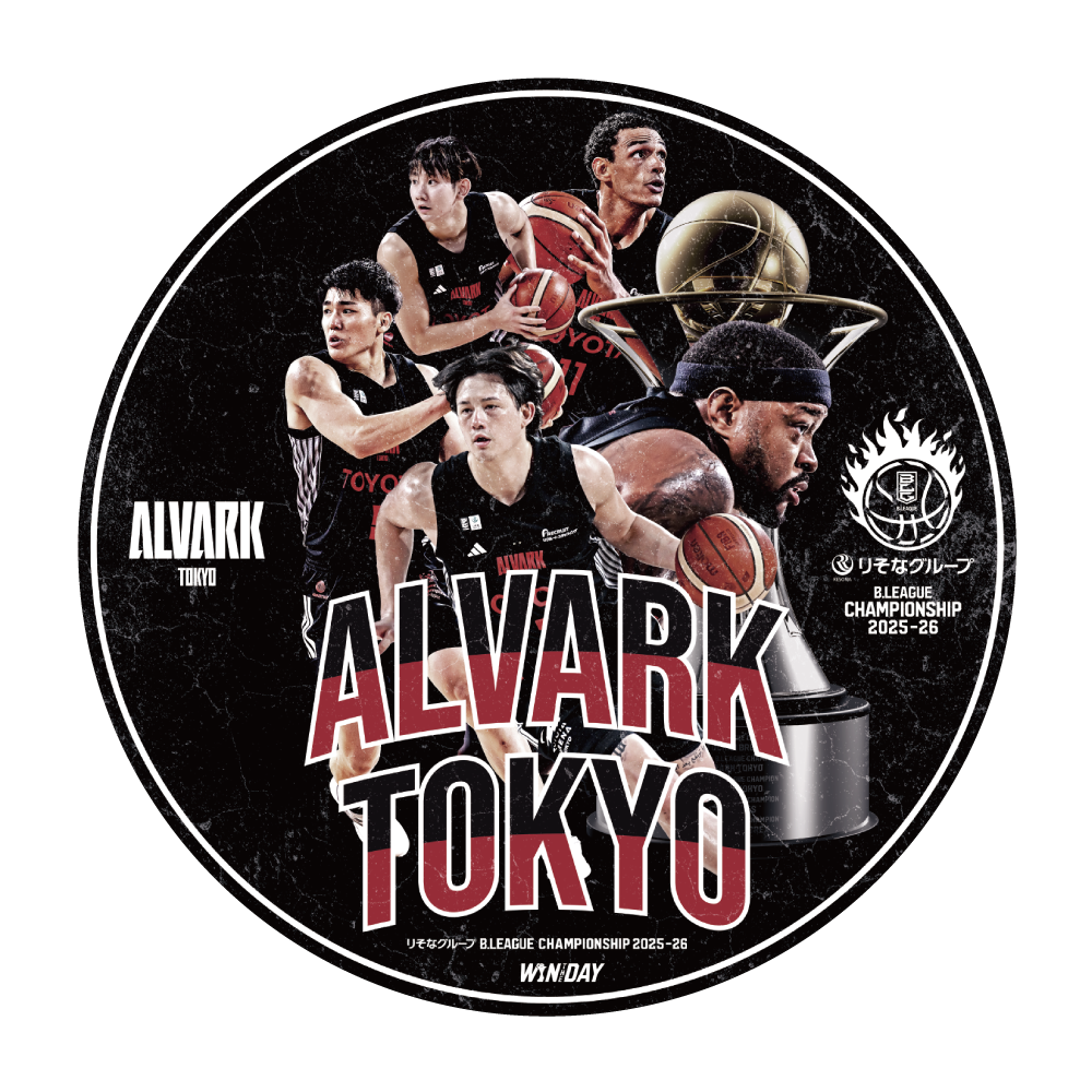 【アルバルク東京】りそなグループ B.LEAGUE CHAMPIONSHIP 2025-26 オフィシャルステッカー 詳細画像 1カラー 1