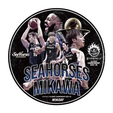 【シーホース三河】りそなグループ B.LEAGUE CHAMPIONSHIP 2025-26 オフィシャルステッカー　