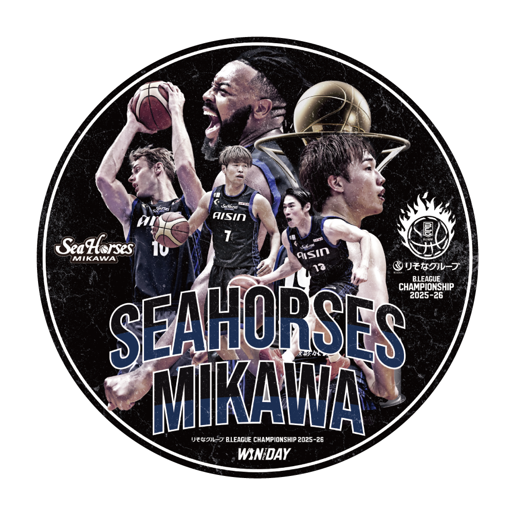 【シーホース三河】りそなグループ B.LEAGUE CHAMPIONSHIP 2025-26 オフィシャルステッカー　 詳細画像 1カラー 1