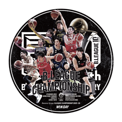 【オンライン限定出場クラブデザイン】りそなグループ B.LEAGUE CHAMPIONSHIP 2025-26 オフィシャルステッカー　