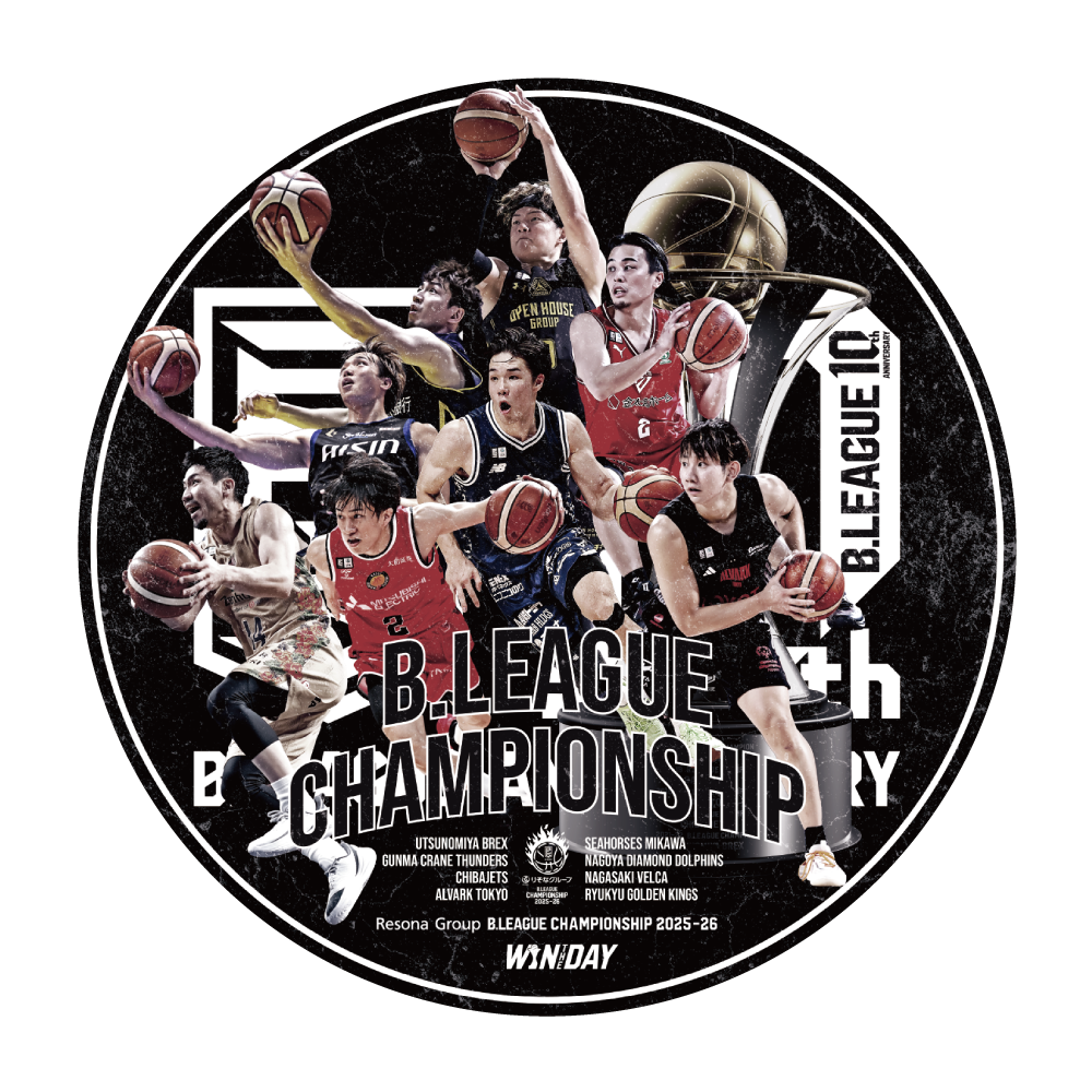 【オンライン限定出場クラブデザイン】りそなグループ B.LEAGUE CHAMPIONSHIP 2025-26 オフィシャルステッカー　 詳細画像 1カラー 1