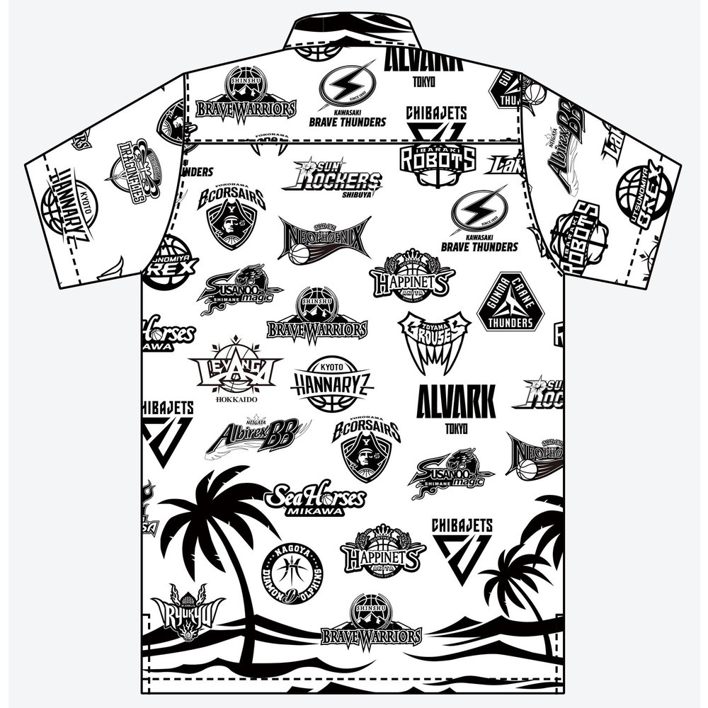 B League かりゆしウェア B1 Club Logo White Bリーグ B League Bリーグ 公式オンラインショップ