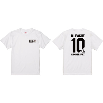 【B1東地区】B.LEAGUE 10th ANNIVERSARY×クラブロゴTシャツ