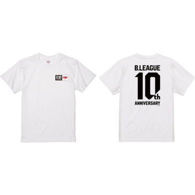 【B1東地区】B.LEAGUE 10th ANNIVERSARY×クラブロゴTシャツ