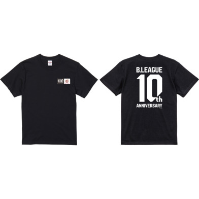 【B1東地区】B.LEAGUE 10th ANNIVERSARY×クラブロゴTシャツ