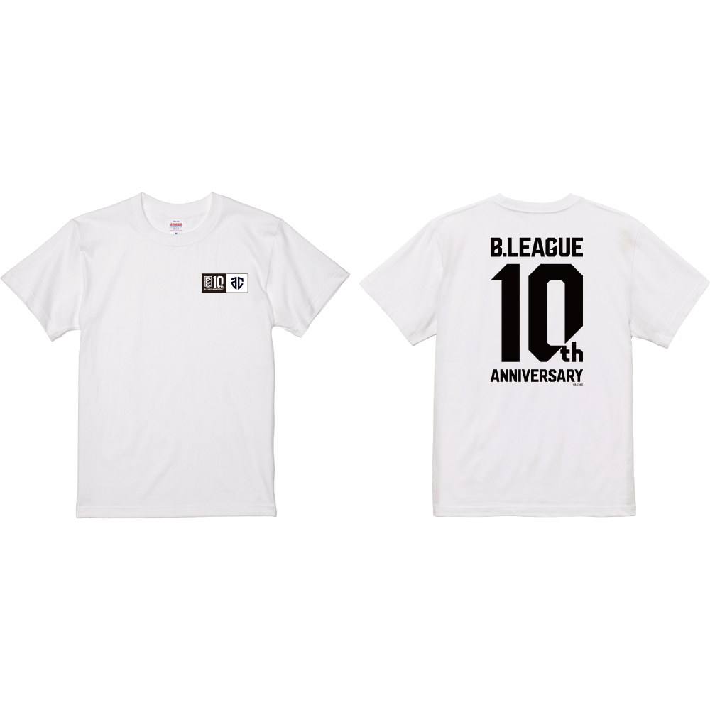 【B1東地区】B.LEAGUE 10th ANNIVERSARY&times;クラブロゴTシャツ 詳細画像 アルティーリ千葉-ホワイト 1