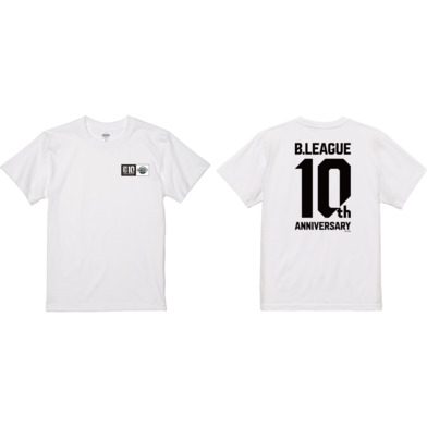 【B1西地区】B.LEAGUE 10th ANNIVERSARY×クラブTシャツ