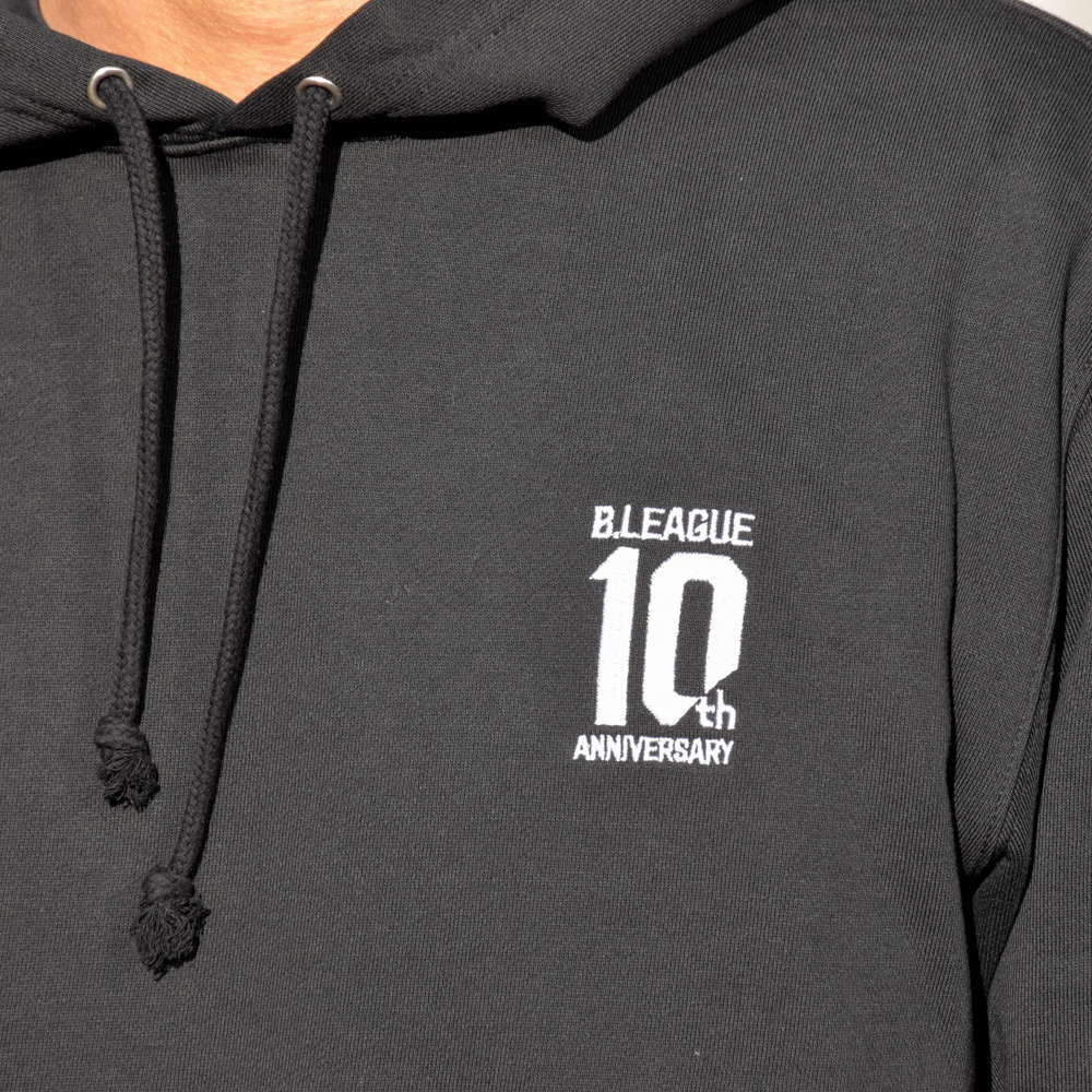 B.LEAGUE 10th ANNIVERSARY B1 ALL CLUB PO Hoodie 詳細画像 ブラック 4