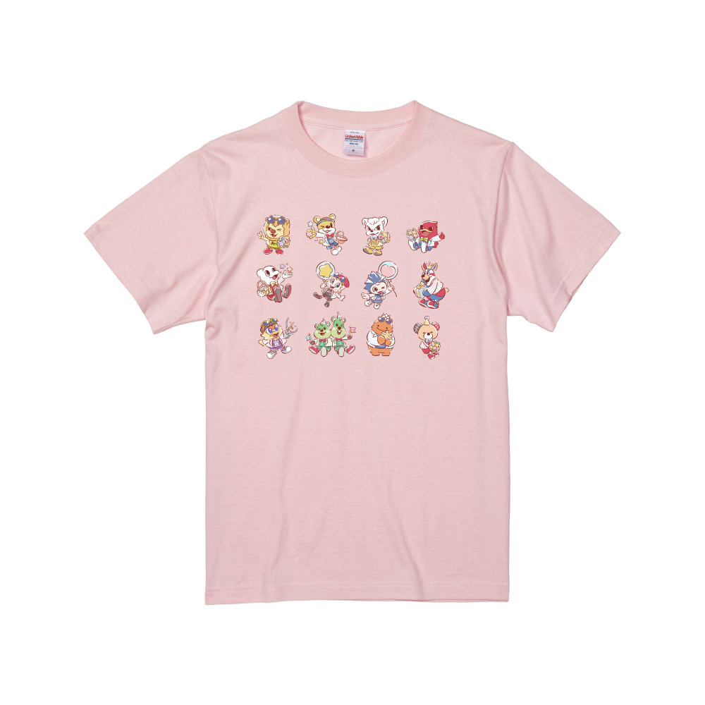 【全2色】B.LEAGUE MASCOT PARTY vol.1 Tシャツ 詳細画像 ベビーピンク 1