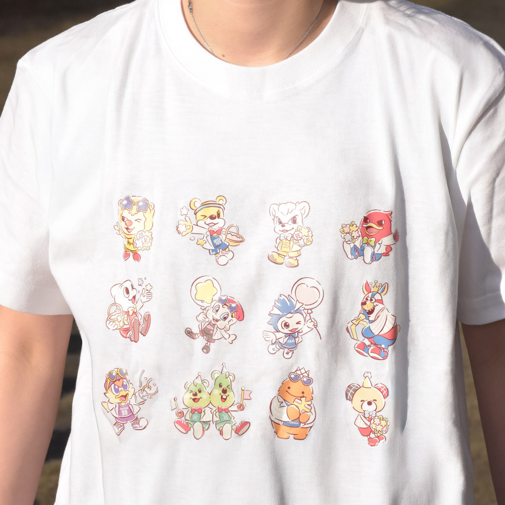 【全2色】B.LEAGUE MASCOT PARTY vol.1 Tシャツ 詳細画像 ホワイト 2