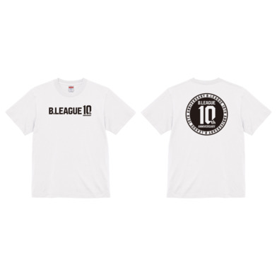 【浅井英矢選手着用】B.LEAGUE 10th ANNIVERSARY Logo print T-shirt