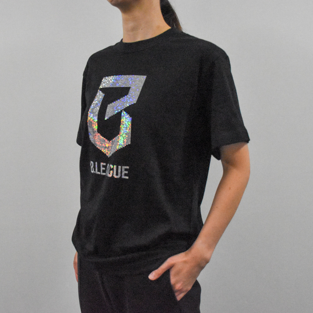B.LEAGUEロゴドットラメTシャツ 詳細画像 ブラック 3