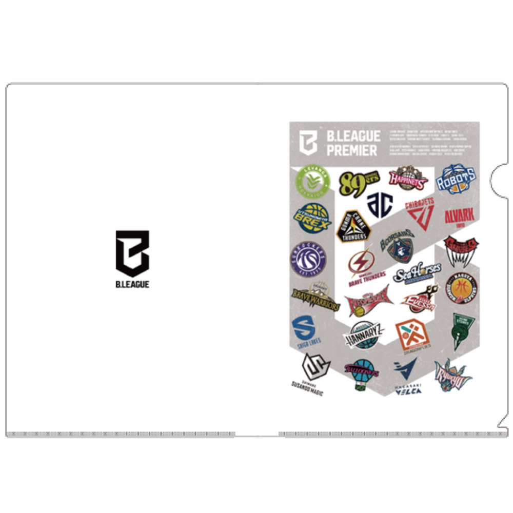 B.PREMIER ALL LOGO クリアファイル(2枚セット) 詳細画像 1カラー 2