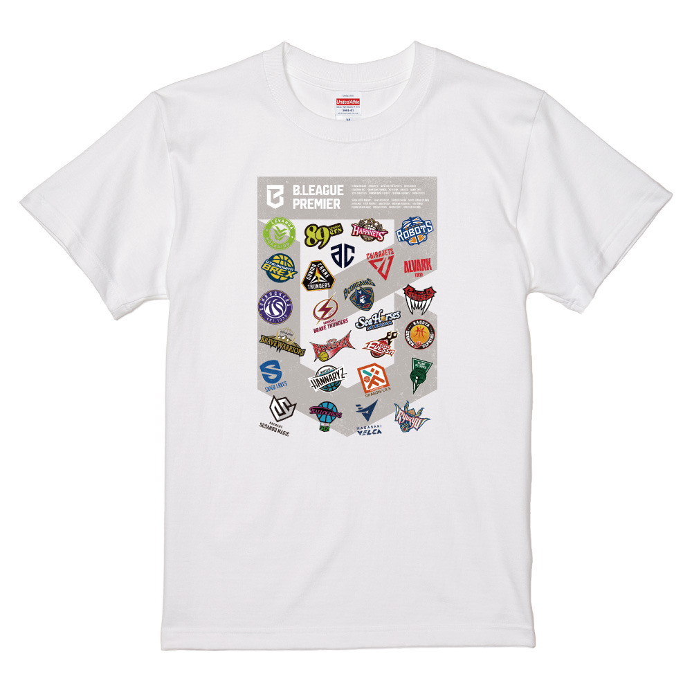 B.PREMIER ALL LOGO Tシャツ 詳細画像 ホワイト 1