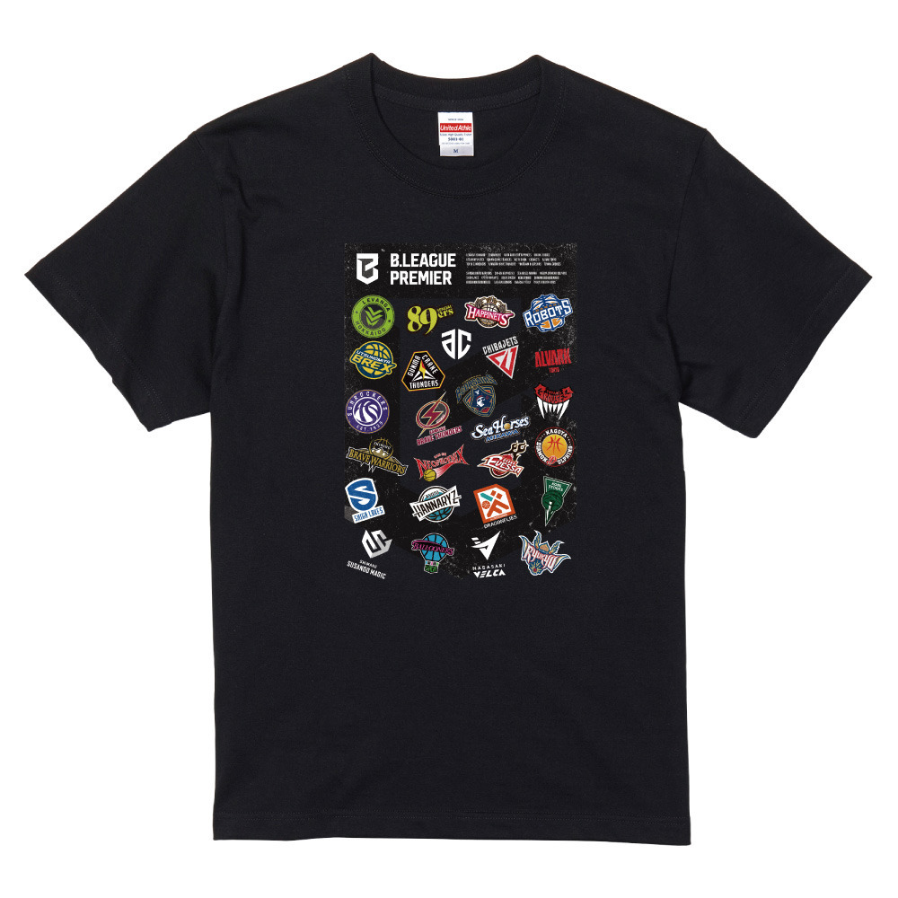B.PREMIER ALL LOGO Tシャツ 詳細画像 ブラック 1