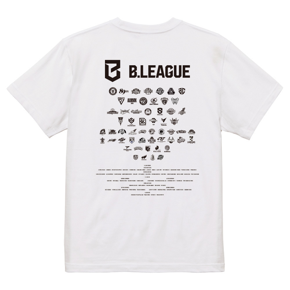 B.LEAGUE ALL LOGO Tシャツ 詳細画像 ホワイト 2