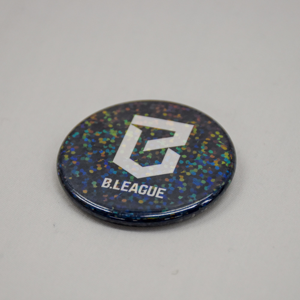 B.LEAGUE ロゴ　ラメ缶バッジ 詳細画像 1カラー 2
